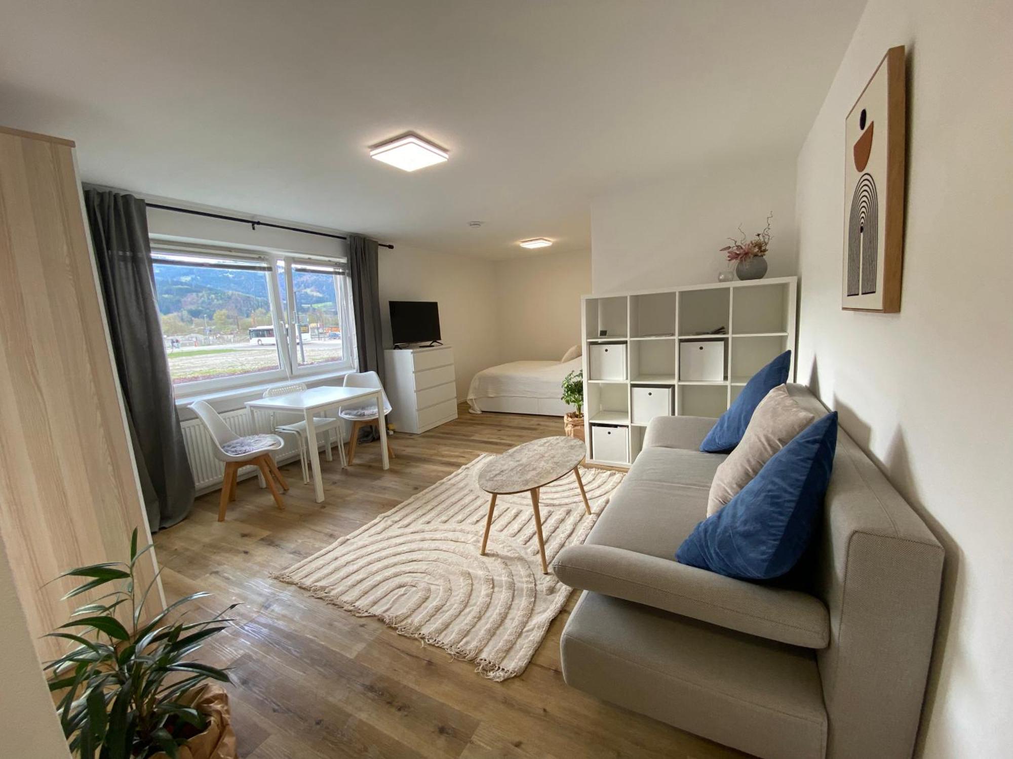 Schoene 1-Zimmer Wohnung Am Bahnhof 2 Parkplaetze Sonthofen Luaran gambar
